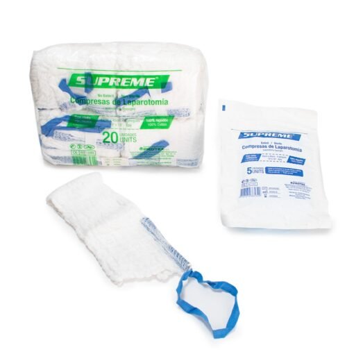 Compresa prelavada esteril y no esteril Supreme Protex