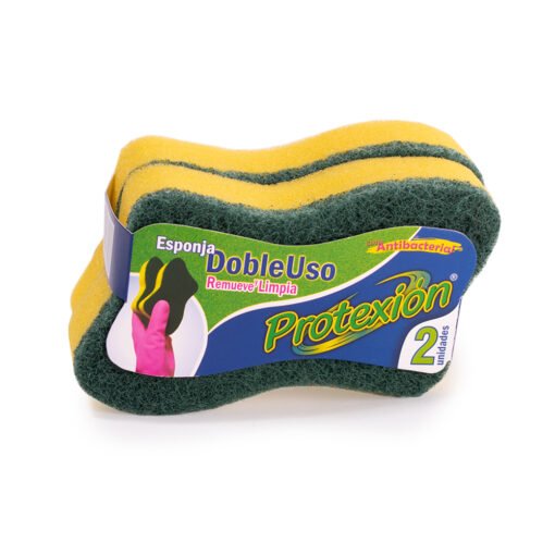 ESPONJA DOBLE USO ANTIBACTERIAL PROTEXIÓN