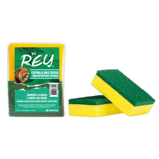 ESPONJA DOBLE USO RECTANGULAR  EL REY - Imagen 2