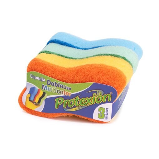 Esponja doble uso multicolor Protexion Protex