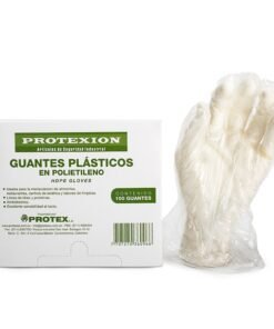 Guantes desechables de plastico Protexion Protex