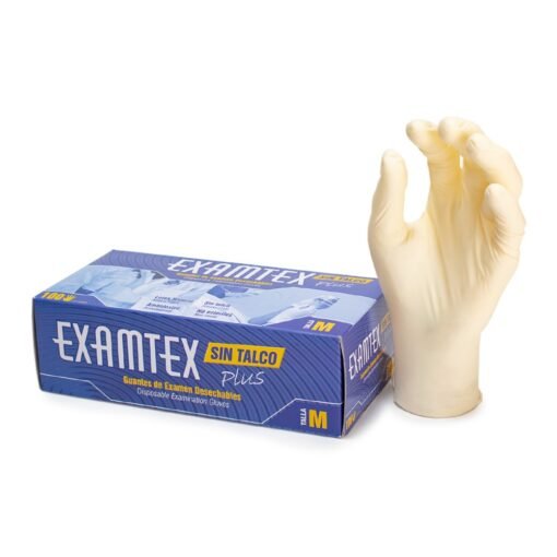 Guantes examen sin talco Examtex Protex