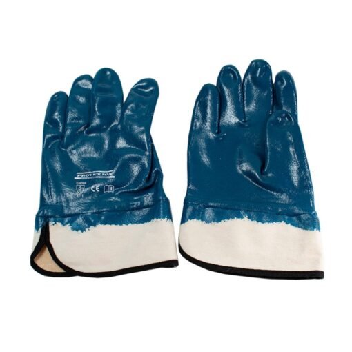 Guante nitrilo azul manga abierta Protexion Protex