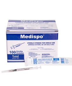 Jeringas desechables 1ml - 27G - 1/2" Medispo Protex s.a.s