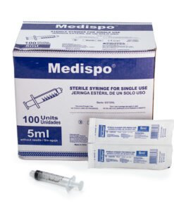 JERINGAS DESECHABLES MEDISPO 5 CC SIN AGUJA
