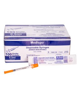 Jeringas desechables para insulina 0.5 ml-31G X 1/3" 