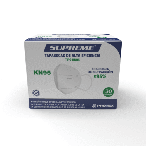 TAPABOCAS DE ALTA EFICIENCIA KN95