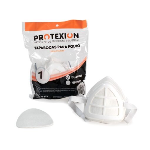 Mascarilla balnca antipolvo Protexion Protex