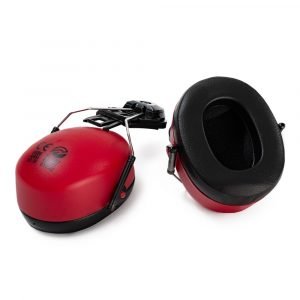 Protector de oidos para casco color rojo Protexion Protex