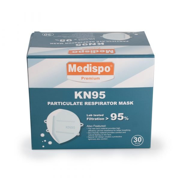 Tapabocas de alta eficiencia KN95 Medispo Protex