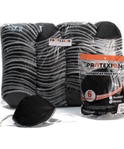 Tapabocas color negro para polvo Protexion Protex