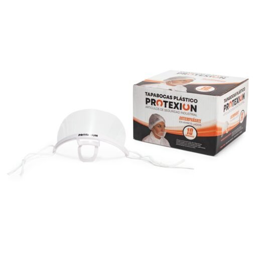 Tapabocas plasticos antiempañantes Protexion Protex