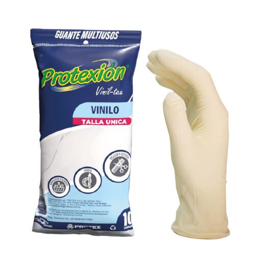 GUANTE MULTIUSO PROTEXION VINILO - VINILTEX