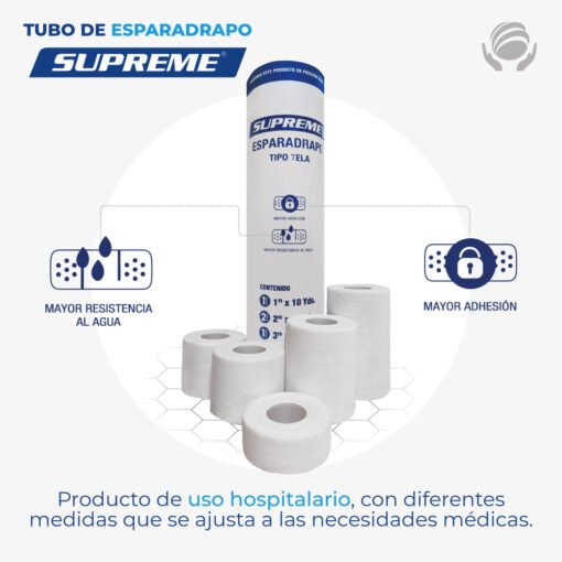 ESPARADRAPOS TIPO TELA EN TUBO SUPREME - Imagen 2